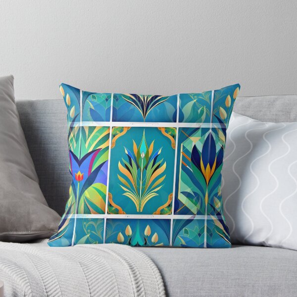 Item preview, Art Deco Flower Tapestry designed and sold by Bondillero.