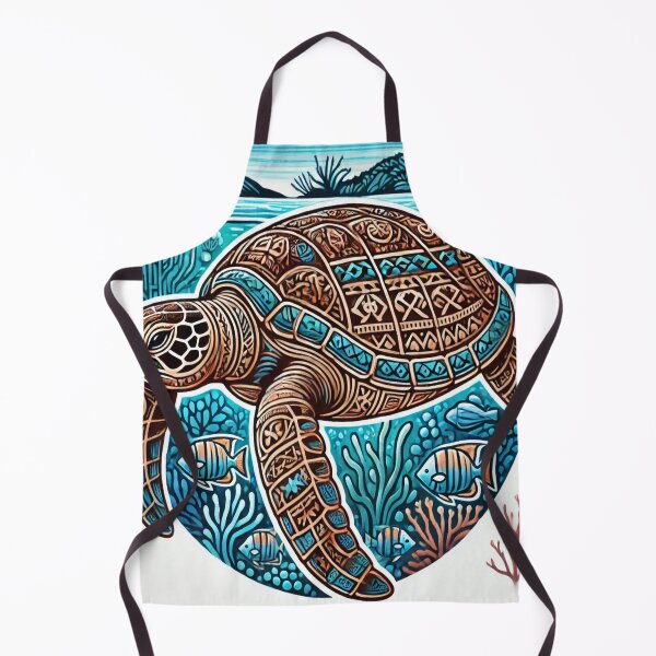 Item preview, "Honu - Hawaiian Sea Turtle | Polynesian Tribal Design | Ocean Life Art" designed and sold by PolynesianLIFE.