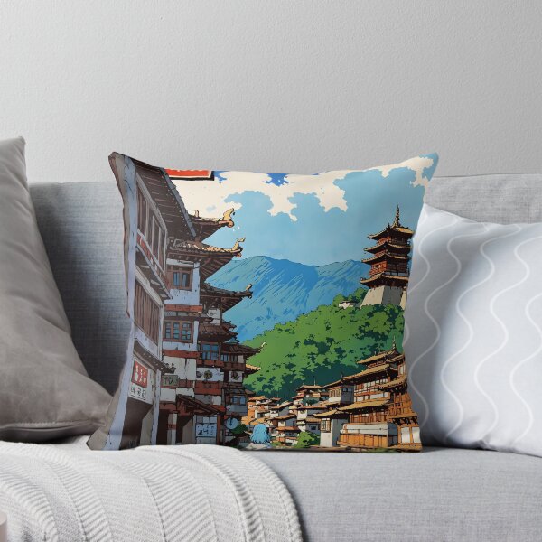 Item preview, Bhutan Retro Anime Girl 80s Vintage Travel designed and sold by Retro-Anime9.