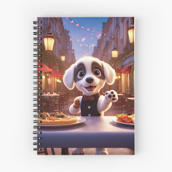Item preview, Puppy as an exuberant waiter in a Parisian restaurant designed and sold by Colin Bentham.