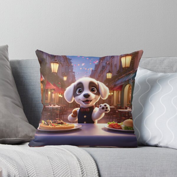 Item preview, Puppy as an exuberant waiter in a Parisian restaurant designed and sold by Colin Bentham.