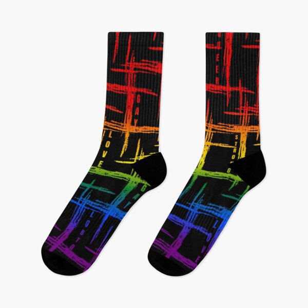 Item preview, Textured LGBTQ word Graphic, Classic pride flag graphic, Motivational, Inspirational, Powerful, Strong, Equal Rights for all,  Love wins, Love is love, Pride, designed and sold by PrideBeProud.