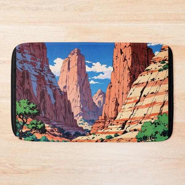 Item preview, Capitol Reef National Park USA Retro Anime Japanese 80s Vintage Travel designed and sold by Retro-Anime9.