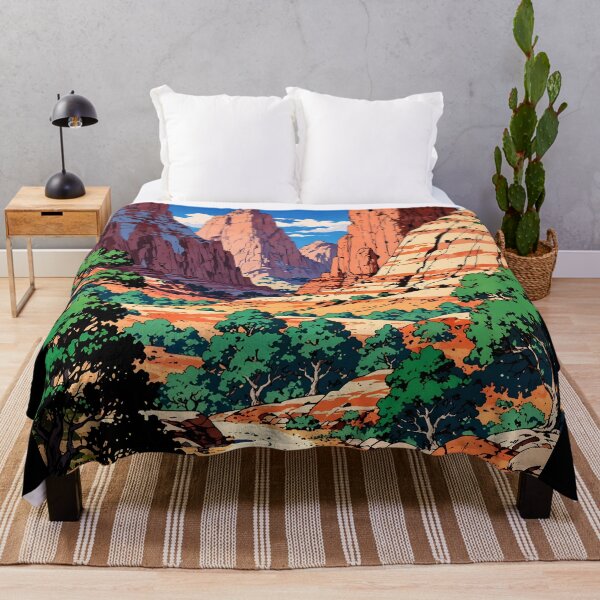 Item preview, Capitol Reef National Park USA Retro Anime Japanese 80s Vintage Travel designed and sold by Retro-Anime9.