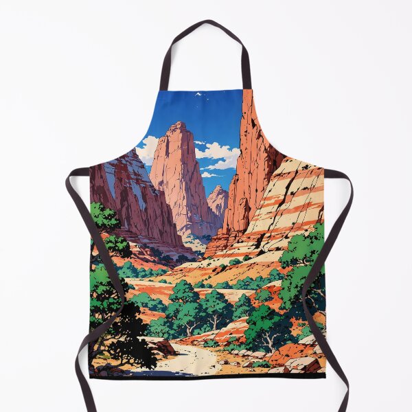 Item preview, Capitol Reef National Park USA Retro Anime Japanese 80s Vintage Travel designed and sold by Retro-Anime9.