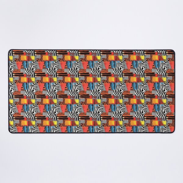Item preview, Textile Collage of Wild Prints designed and sold by MidArtForge.