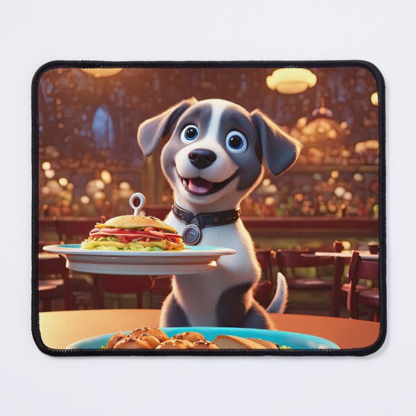 Item preview, Puppy as an exuberant waiter in a Parisian restaurant designed and sold by Colin Bentham.