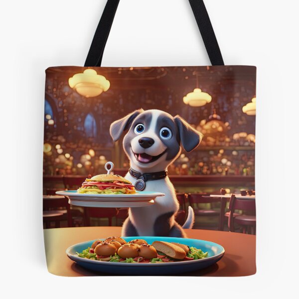 Item preview, Puppy as an exuberant waiter in a Parisian restaurant designed and sold by Colin Bentham.