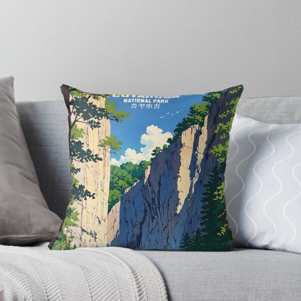Item preview, Cuyahoga National Park USA Retro Anime Japanese 80s Vintage Travel designed and sold by Retro-Anime9.