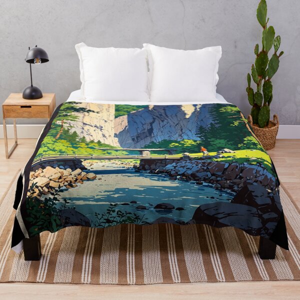 Item preview, Cuyahoga National Park USA Retro Anime Japanese 80s Vintage Travel designed and sold by Retro-Anime9.