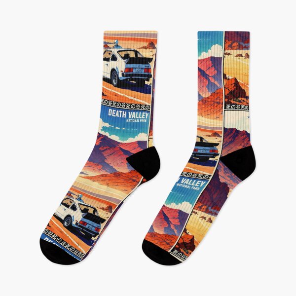 Item preview, Death Valley National Park USA Retro Anime Japanese 80s Vintage Travel designed and sold by Retro-Anime9.