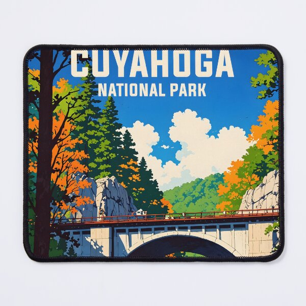 Item preview, Cuyahoga Valley National Park USA Retro Anime Japanese 80s Vintage Travel designed and sold by Retro-Anime9.
