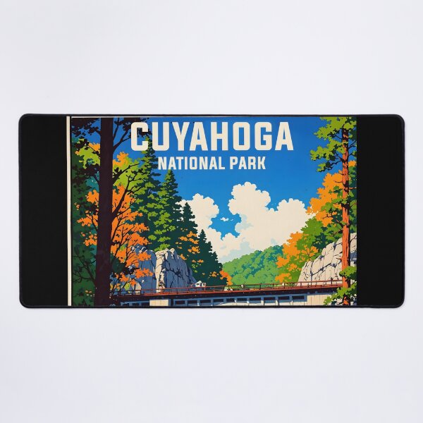 Item preview, Cuyahoga Valley National Park USA Retro Anime Japanese 80s Vintage Travel designed and sold by Retro-Anime9.