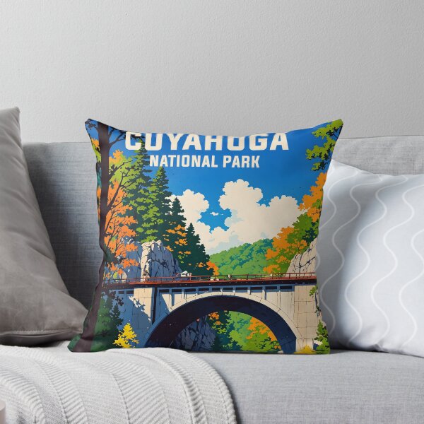 Item preview, Cuyahoga Valley National Park USA Retro Anime Japanese 80s Vintage Travel designed and sold by Retro-Anime9.