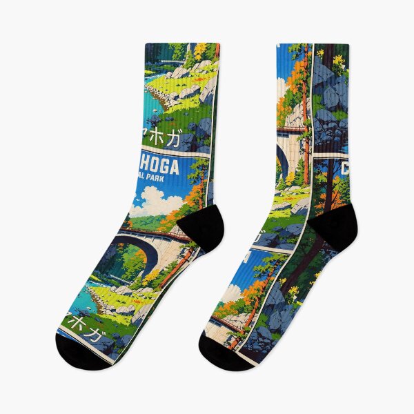 Item preview, Cuyahoga Valley National Park USA Retro Anime Japanese 80s Vintage Travel designed and sold by Retro-Anime9.