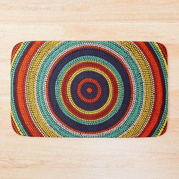 Item preview, Aboriginal Inspired Dot Art - Main Tribal Circle designed and sold by GrinGalore.