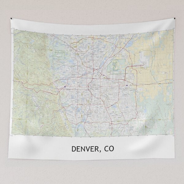 Item preview, DENVER, CO 100K Topographical Map Clean designed and sold by PGHPhotoCo.