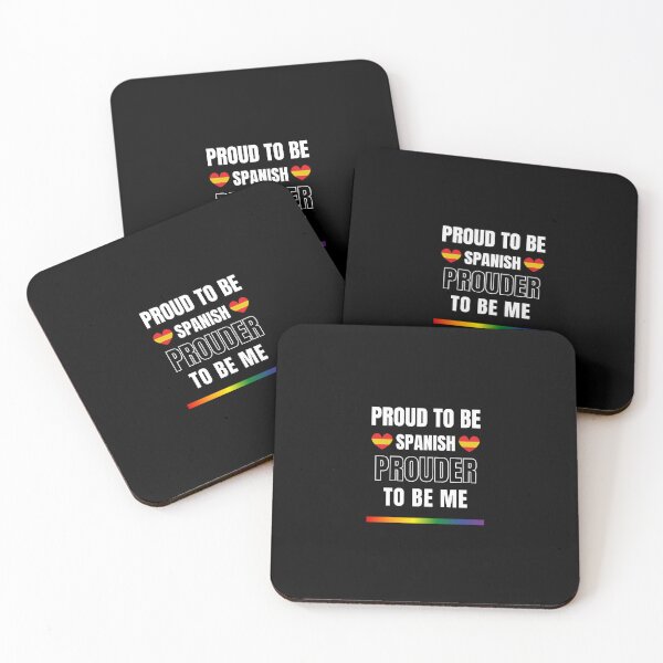 Item preview, LGBTQ Proud To Be Spanish, Prouder To Be Me T-Shirt, Spanish T-Shirt, Spain Flag Tees, Rainbow Stripe T-Shirt, Support Spain Tees, Sport Tees, Pride Tees, Spanish Flag Heart, designed and sold by PrideBeProud.