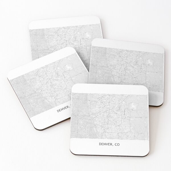 Item preview, DENVER, CO 100K Topographical Map Black and White designed and sold by PGHPhotoCo.