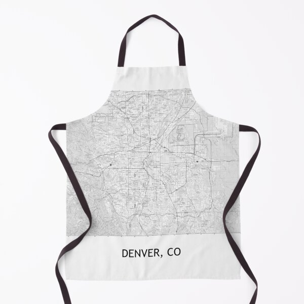 Item preview, DENVER, CO 100K Topographical Map Black and White designed and sold by PGHPhotoCo.