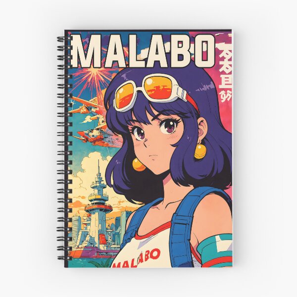 Item preview, Malabo Retro Anime Girl 80s Vintage Travel designed and sold by Retro-Anime9.