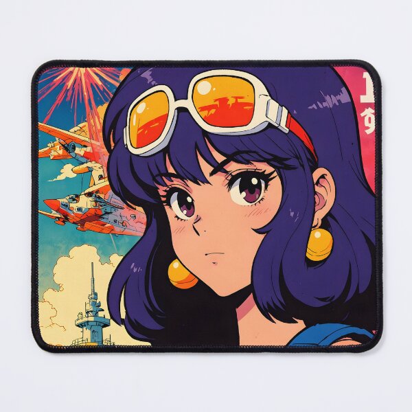 Item preview, Malabo Retro Anime Girl 80s Vintage Travel designed and sold by Retro-Anime9.