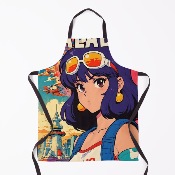 Item preview, Malabo Retro Anime Girl 80s Vintage Travel designed and sold by Retro-Anime9.