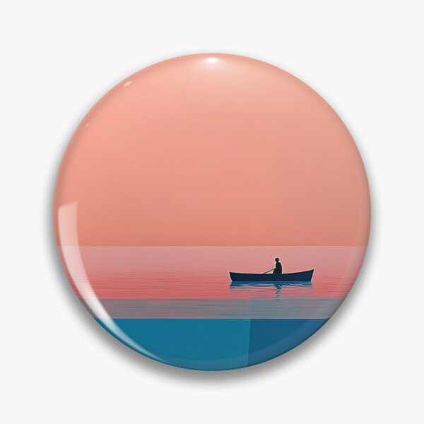 Item preview, Silhouette Rowboat Sunset designed and sold by ArtSE46.
