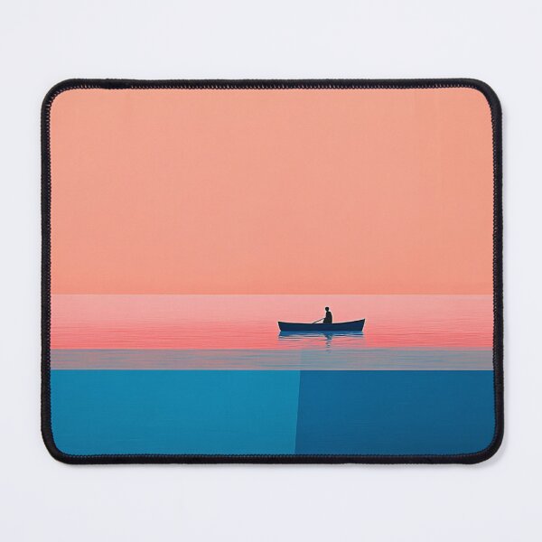 Item preview, Silhouette Rowboat Sunset designed and sold by ArtSE46.