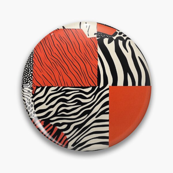 Item preview, Textile Collage of Wild Prints designed and sold by MidArtForge.