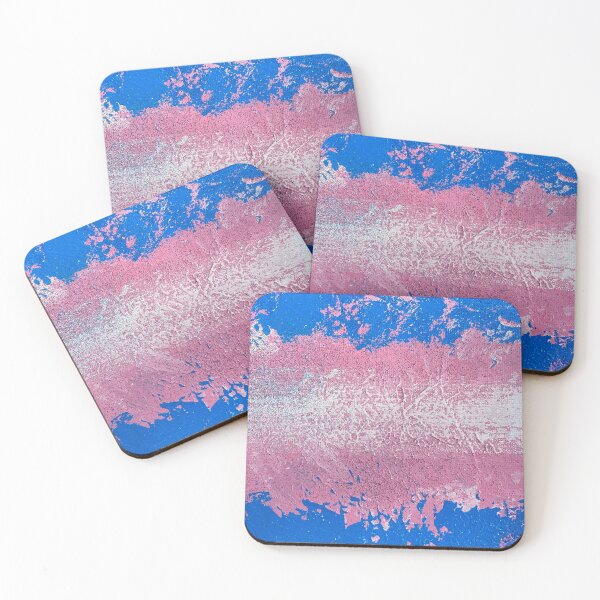 Item preview, Trans Pride Sparkly Hand Painted Flag  designed and sold by MxRedacted.
