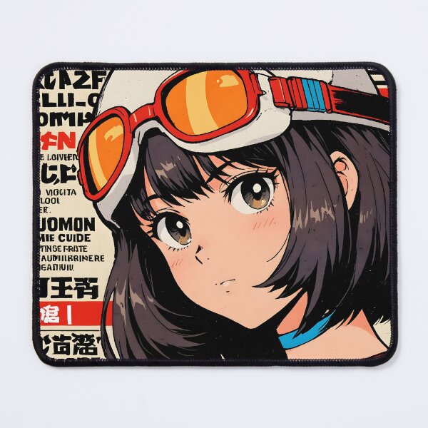 Item preview, Cute Retro Anime Girl 80s Vintage Travel poster designed and sold by Retro-Anime9.
