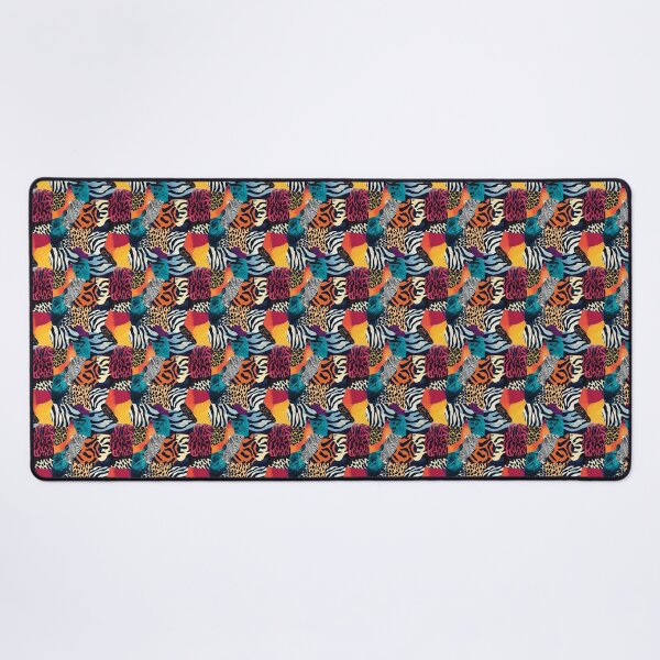 Item preview, Textile Collage of Wild Prints designed and sold by MidArtForge.