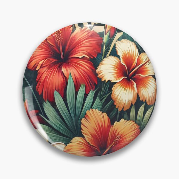Artikelvorschau, Hawaiianisches Blumenmuster entworfen und verkauft von PolynesianLIFE.