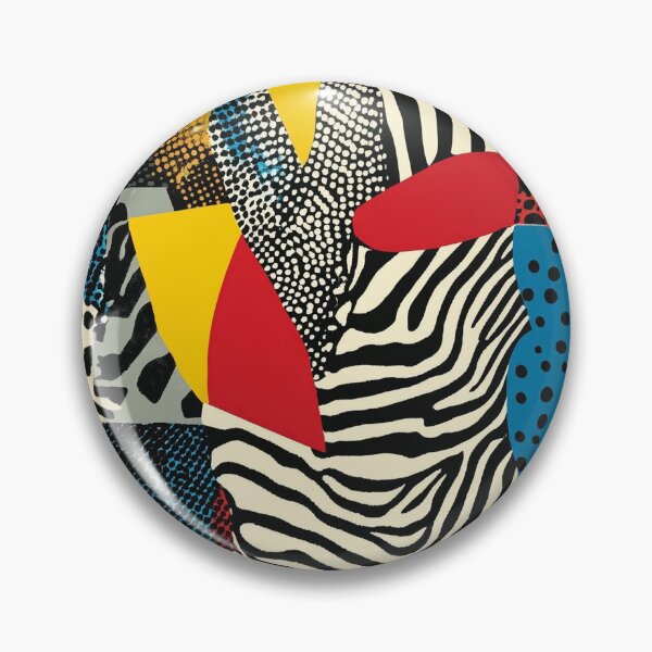Item preview, Textile Collage of Wild Prints designed and sold by MidArtForge.
