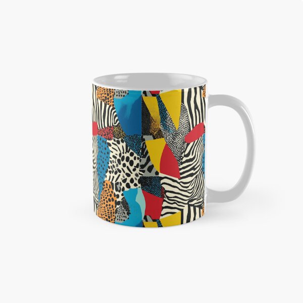 Item preview, Textile Collage of Wild Prints designed and sold by MidArtForge.