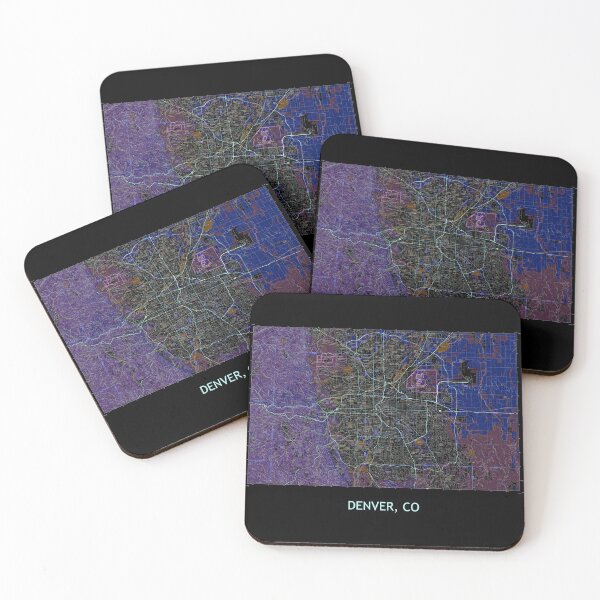 Item preview, DENVER, CO 100K Topographical Map Dark designed and sold by PGHPhotoCo.