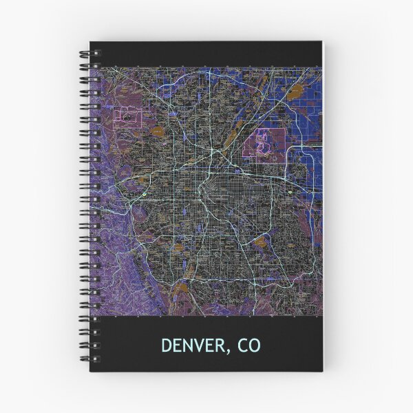 Item preview, DENVER, CO 100K Topographical Map Dark designed and sold by PGHPhotoCo.