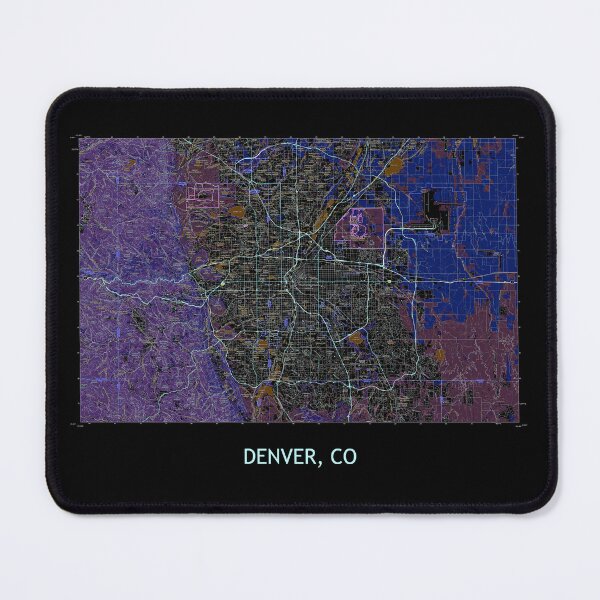 Item preview, DENVER, CO 100K Topographical Map Dark designed and sold by PGHPhotoCo.