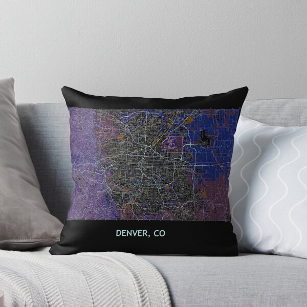 Item preview, DENVER, CO 100K Topographical Map Dark designed and sold by PGHPhotoCo.