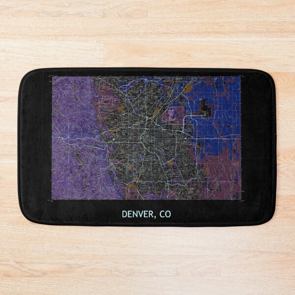 Item preview, DENVER, CO 100K Topographical Map Dark designed and sold by PGHPhotoCo.