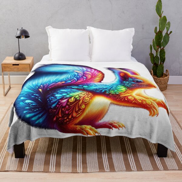 Item preview, Celestial Glow Squirrel – A Radiant Marvel designed and sold by GloriousArtSKD.