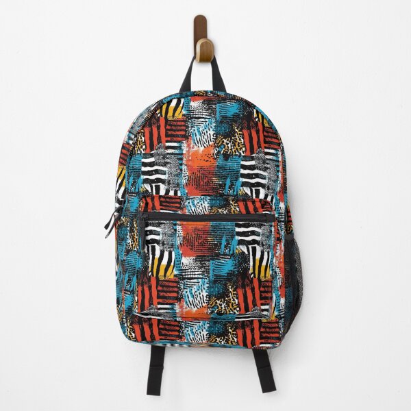 Item preview, Textile Collage of Wild Prints designed and sold by MidArtForge.