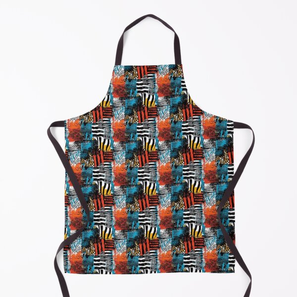 Item preview, Textile Collage of Wild Prints designed and sold by MidArtForge.