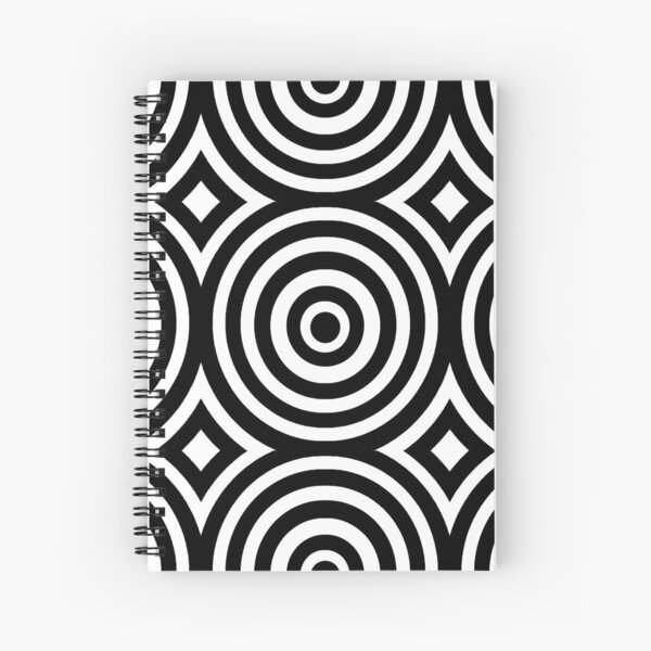 Item preview, Black and White Spiral Illusion Pattern designed and sold by The Mystical Quirk.