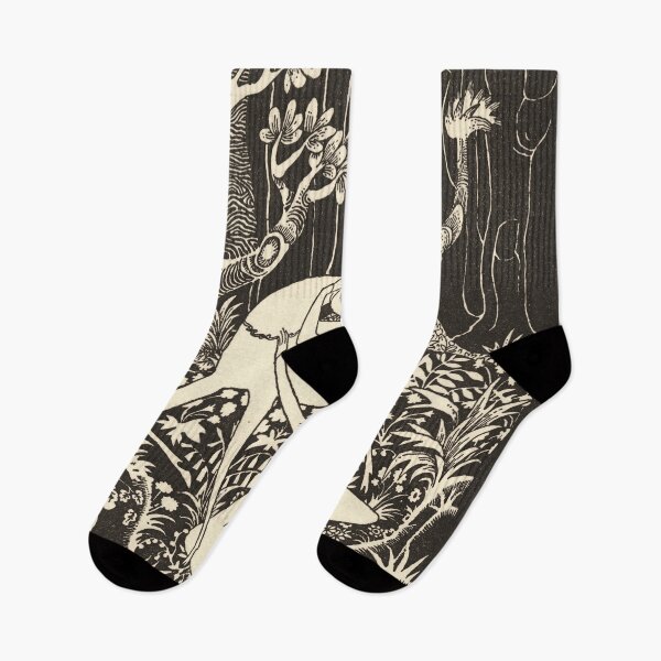 Item preview, The maiden said, Be still, dear little fawn, and I will never forsake you - Kay Nielsen designed and sold by Vintage Designs +.