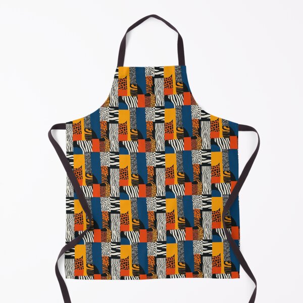 Item preview, Textile Collage of Wild Prints designed and sold by MidArtForge.