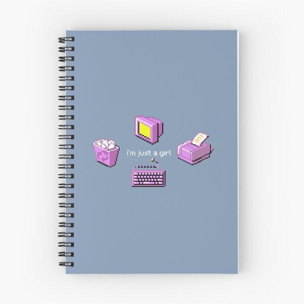 Item preview, I'm Just A Girl Microsoft Windows Icon Retro Pixel Art designed and sold by piacore.