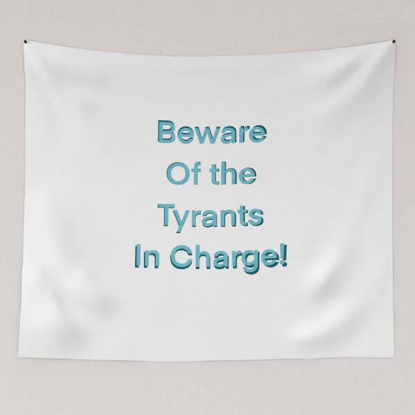 Item preview, Maoulouv-Beware Blue simple designed and sold by MaouLouv.