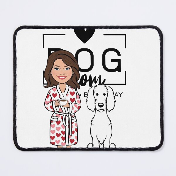 Item preview, Dog Mom All Day Every Day – Cozy Morning with a Kuvasz designed and sold by GoodyPaws.
